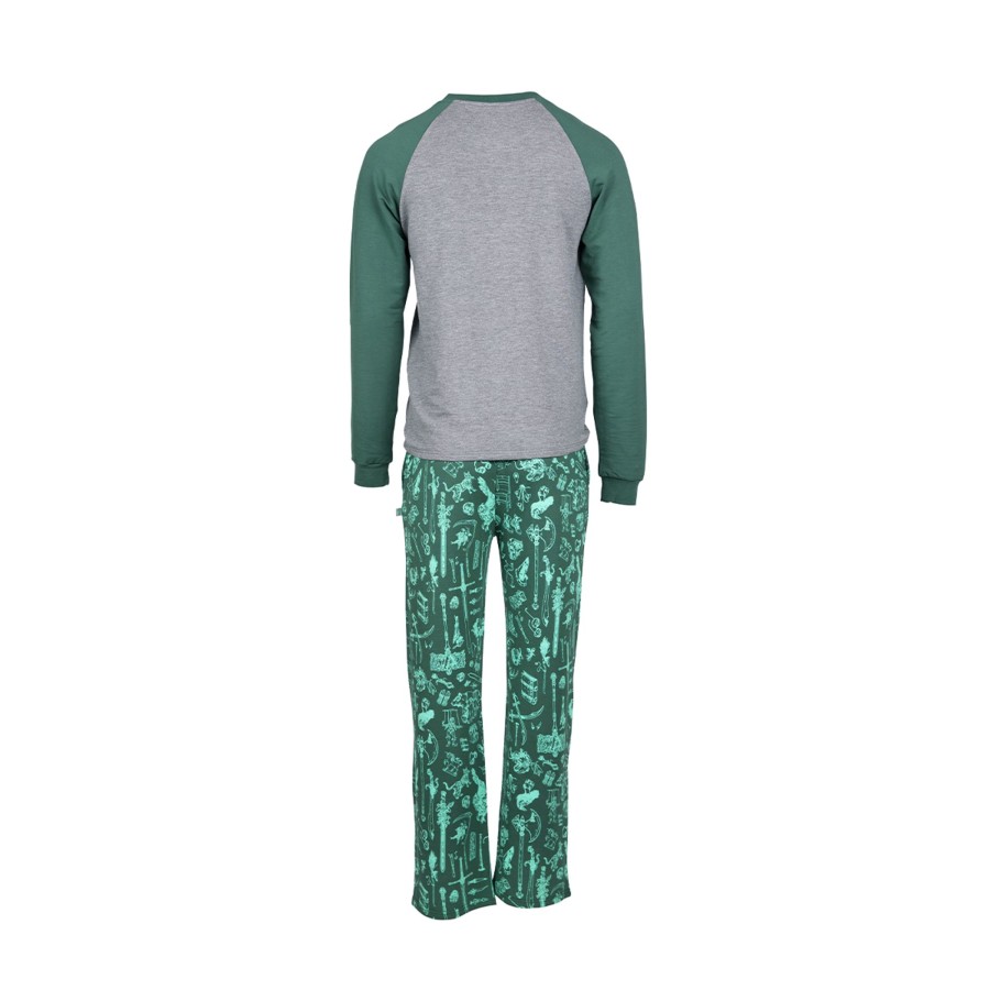 Apparel Critical Role | Critical Role Ultra Soft Forest Green Pajama Lounge Set