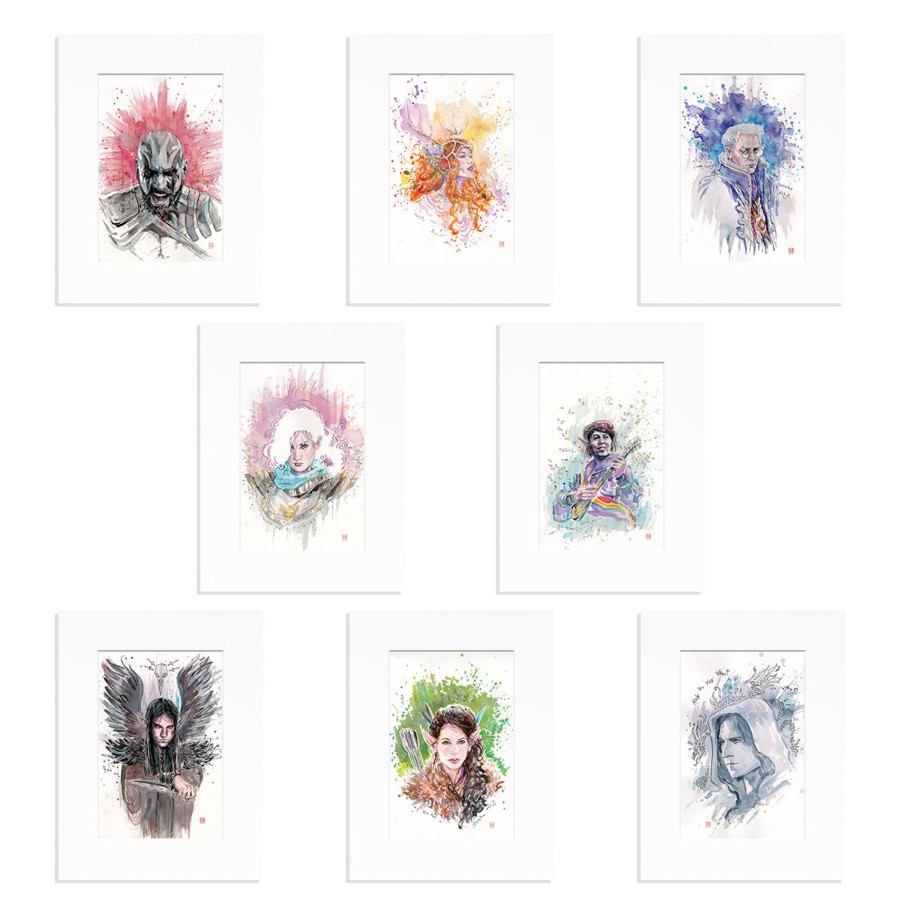 Books And Art Vox Machina | Vox Machina Character Art Prints By David Mack