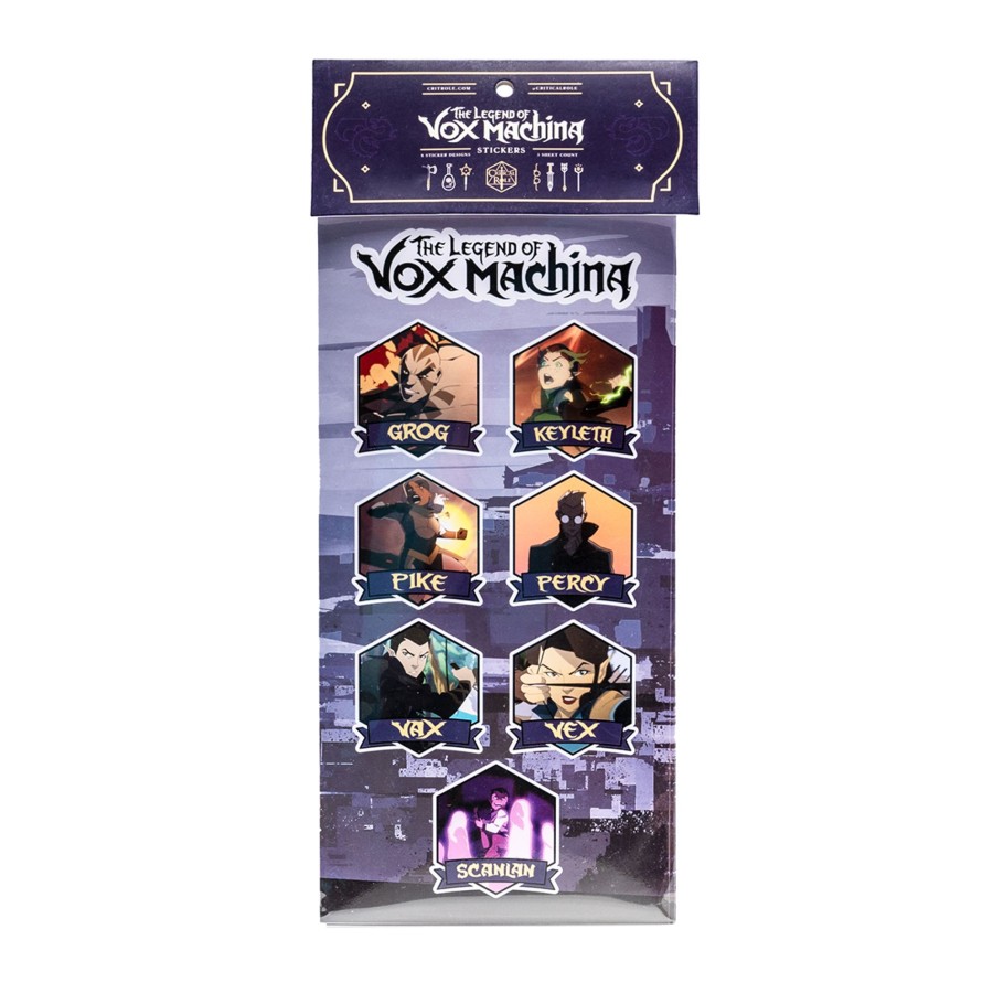 Accessories The Legend of Vox Machina | The Legend Of Vox Machina Sticker Set