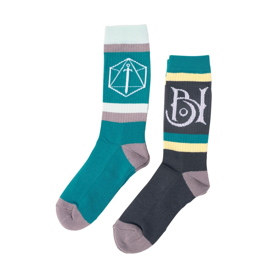 Apparel Bells Hells | Bells Hells Retro Crew Socks 2-Pack