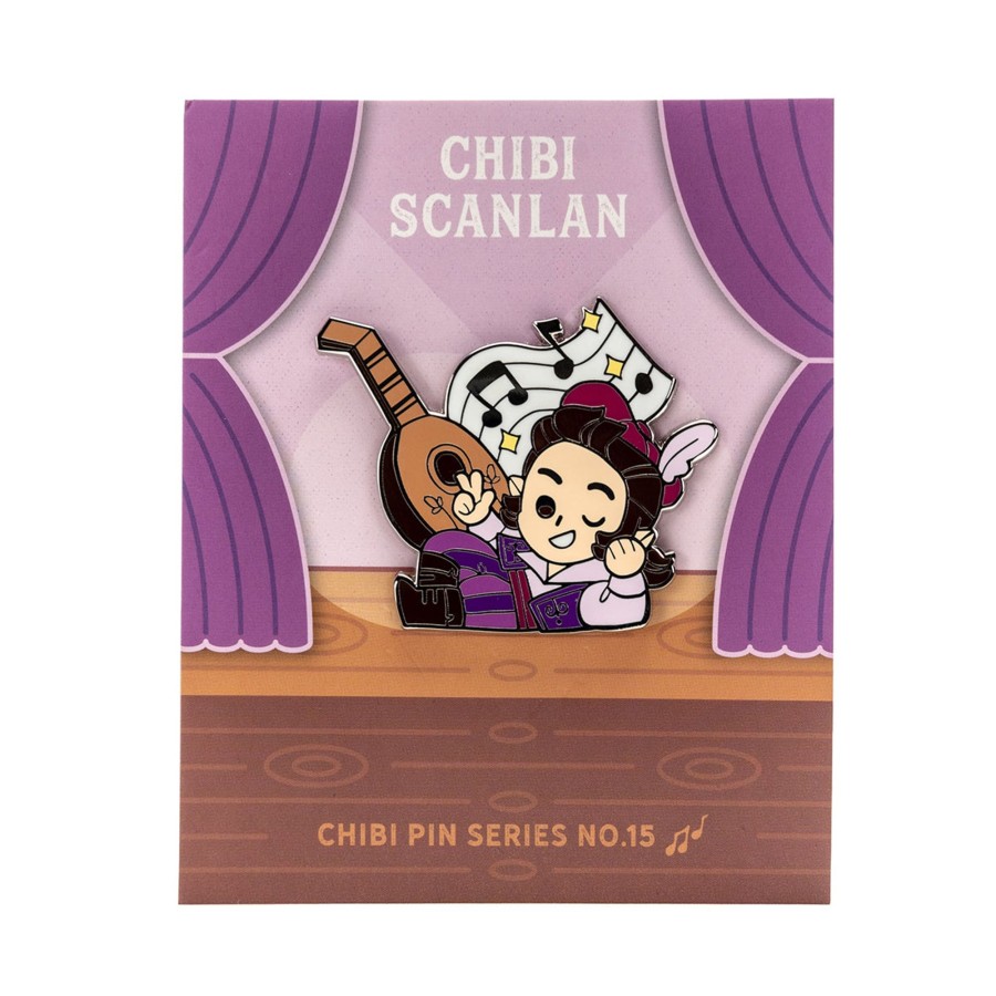 Accessories Vox Machina | Critical Role Chibi Pin No. 15 - Scanlan Shorthalt